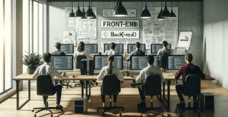 front-end and back-end