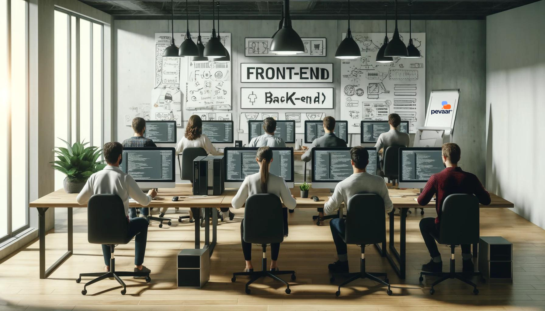 front-end and back-end