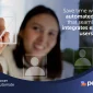Woman pointing at a digital checkbox, representing an automated flow with Power Automate for seamless external user integration ith automated logic