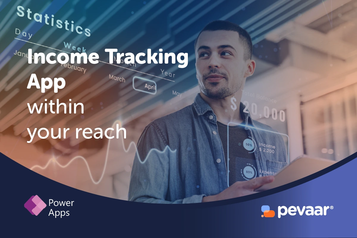 Young person holding their tablet using the Income Tracking App