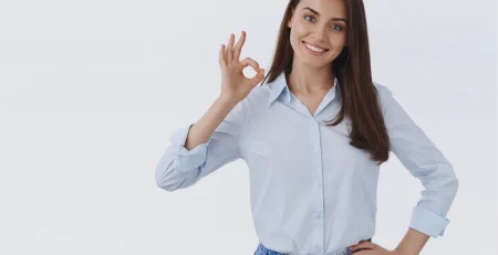 Young man approving the flow of reminder emails.